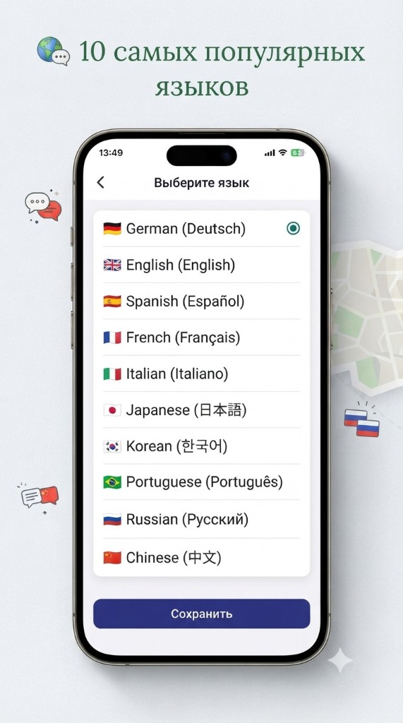 GovoriAI: выбор языка